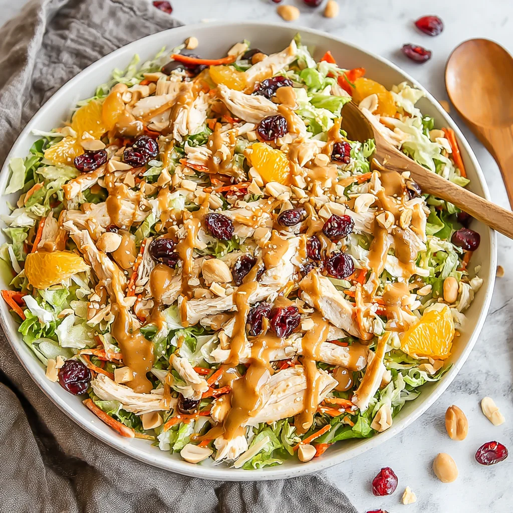 Asian Chicken Cranberry Salad: A Festive Fusion of Flavors