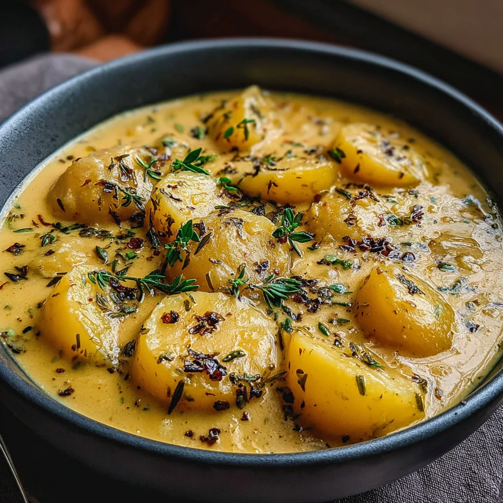 Cheddar Garlic Herb Potato Soup: A Creamy, Comforting Classic