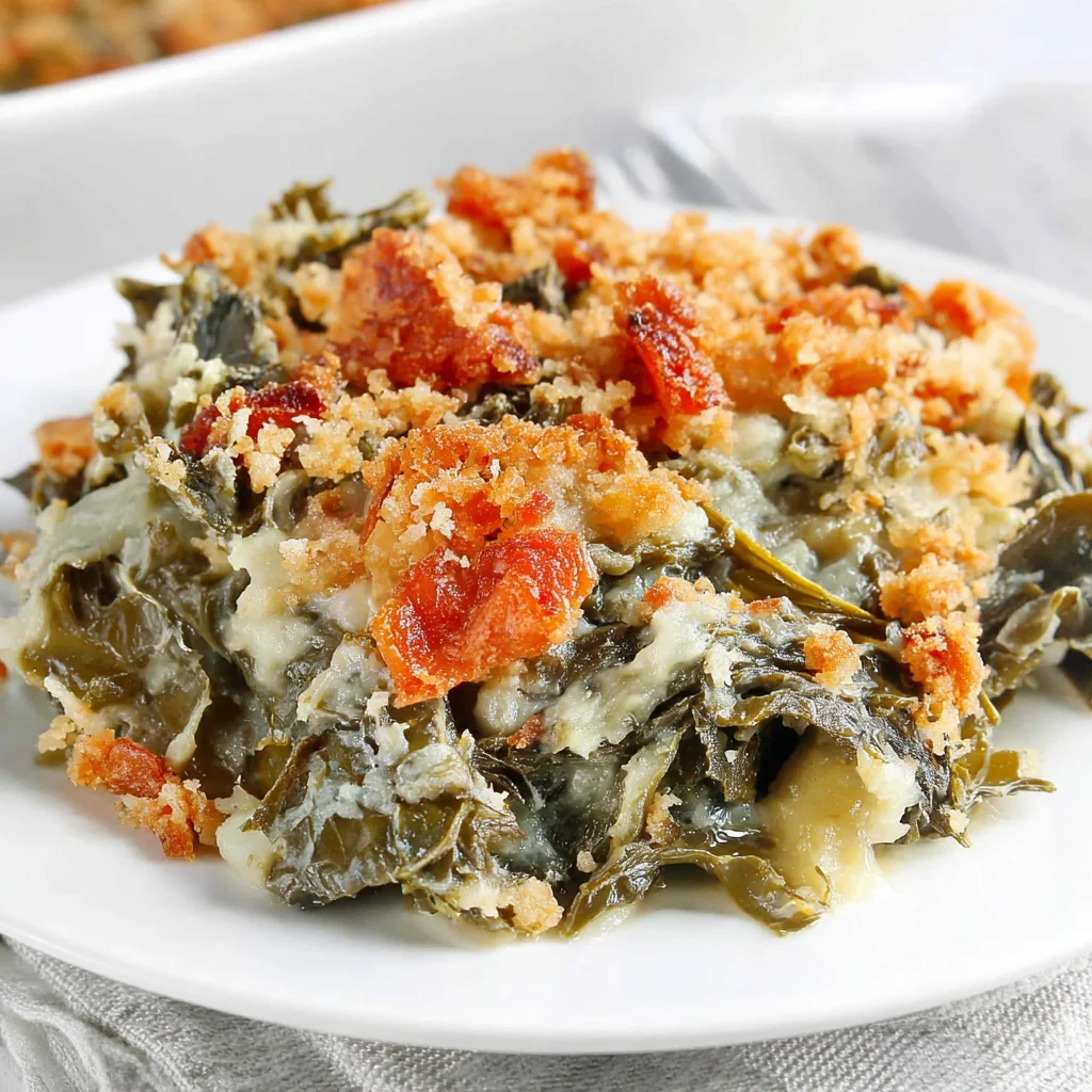 Cheesy Collard Greens Gratin