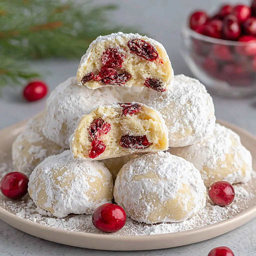 Cherry Snowball Cookies: A Festive Treat You’ll Love