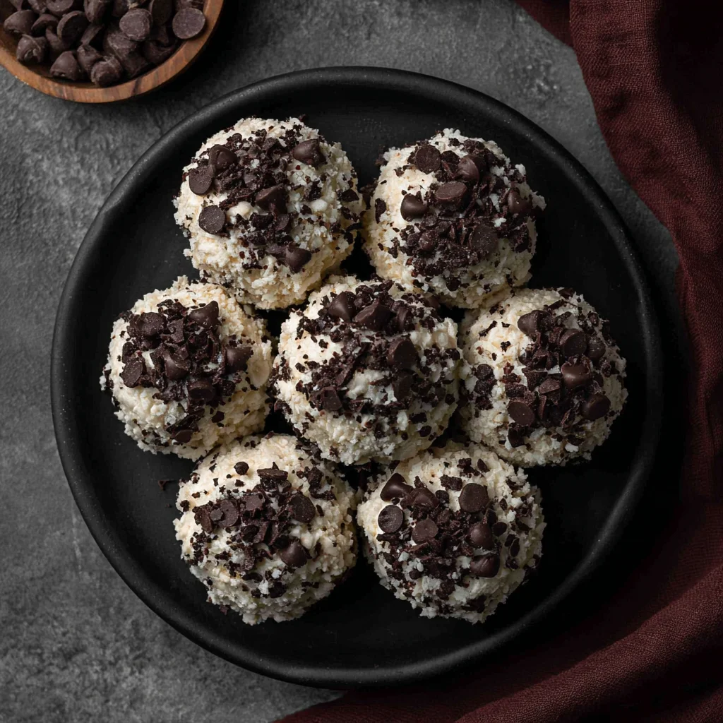 Chocolate Chip Cheesecake Balls: A No-Bake Delight