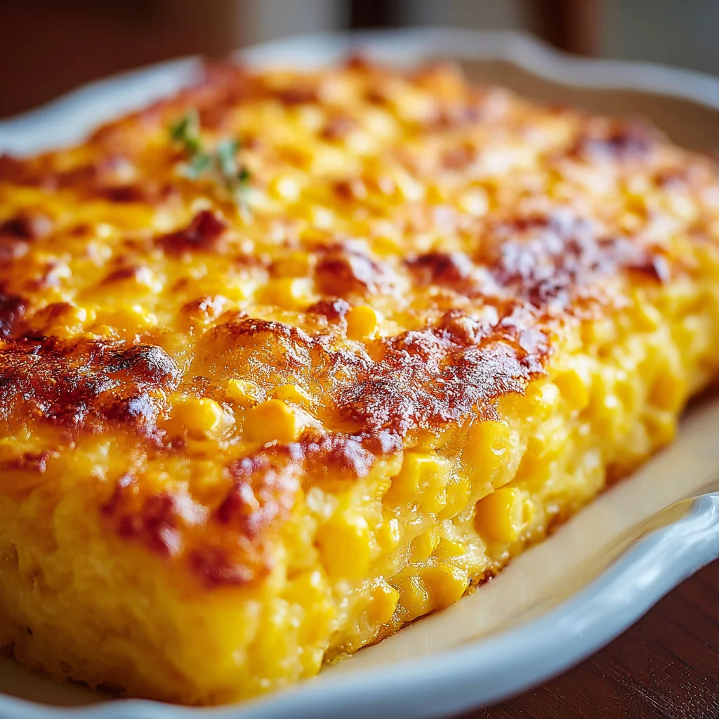 Creamy Corn Pudding Casserole: A Taste of Comfort
