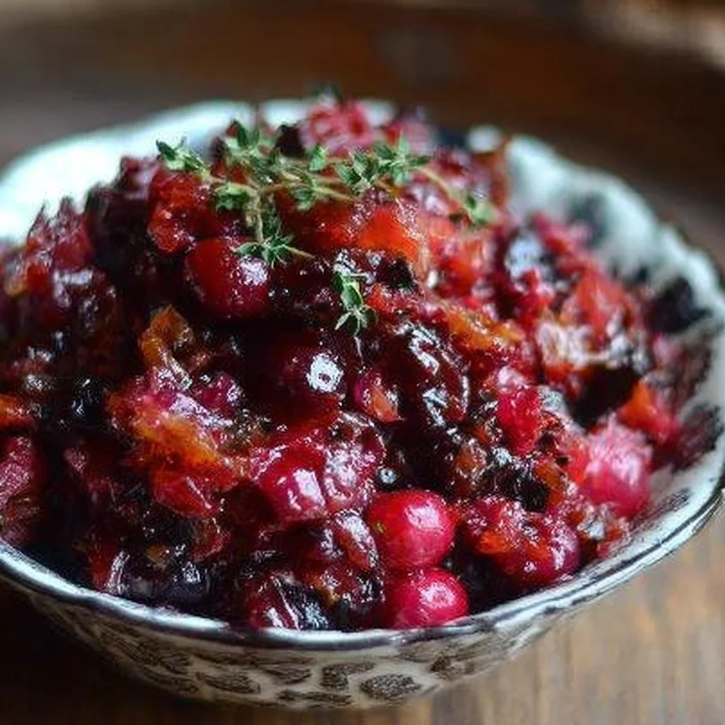 Cranberry Chutney: A Festive Flavor Explosion