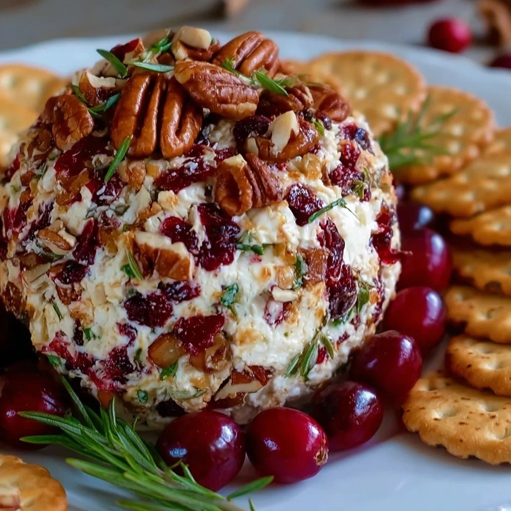Cranberry Pecan Cheese Ball: A Festive Holiday Appetizer