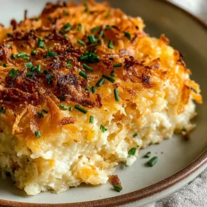 Delicious Chicken Hashbrown Casserole