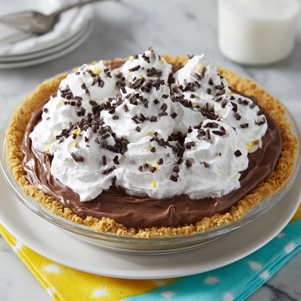 Easy Chocolate Pudding Pie: A Simple Dessert Delight