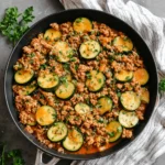 Ground Turkey and Zucchini Skillet