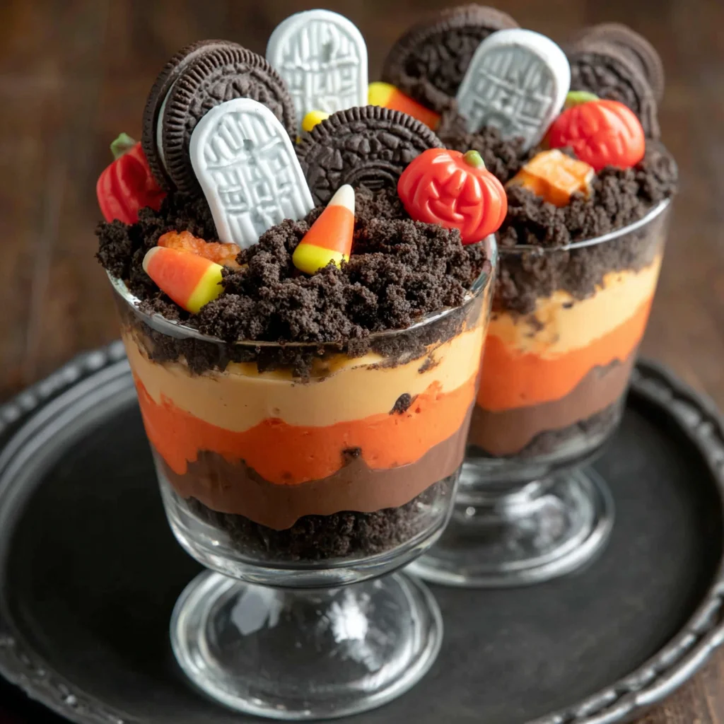 Halloween Dirt Cups: Spooktacularly Delicious Halloween Dessert