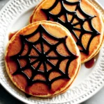Halloween Spider Pancakes