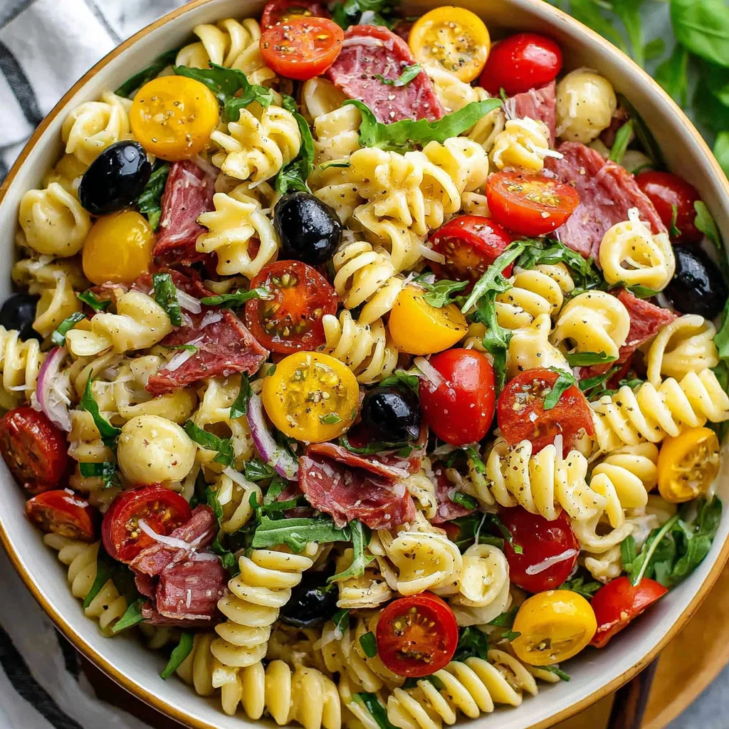 Italian Starter Pasta Salad: A Vibrant & Flavorful Mediterranean Delight