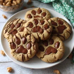 Peanut Butter Paw Print Cookies