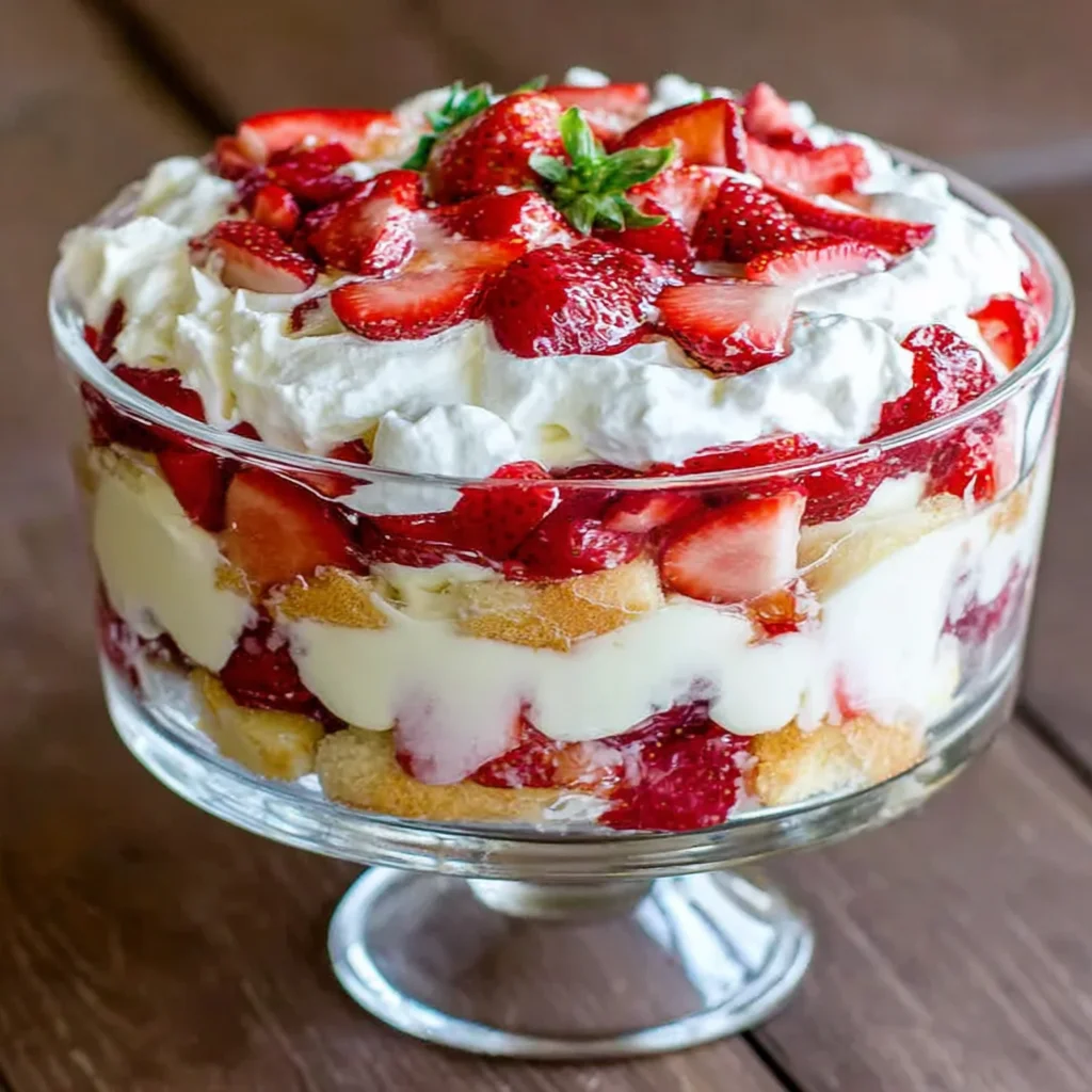The Ultimate No-Bake Strawberry Cheesecake Trifle Recipe: Layers of Summer Perfection