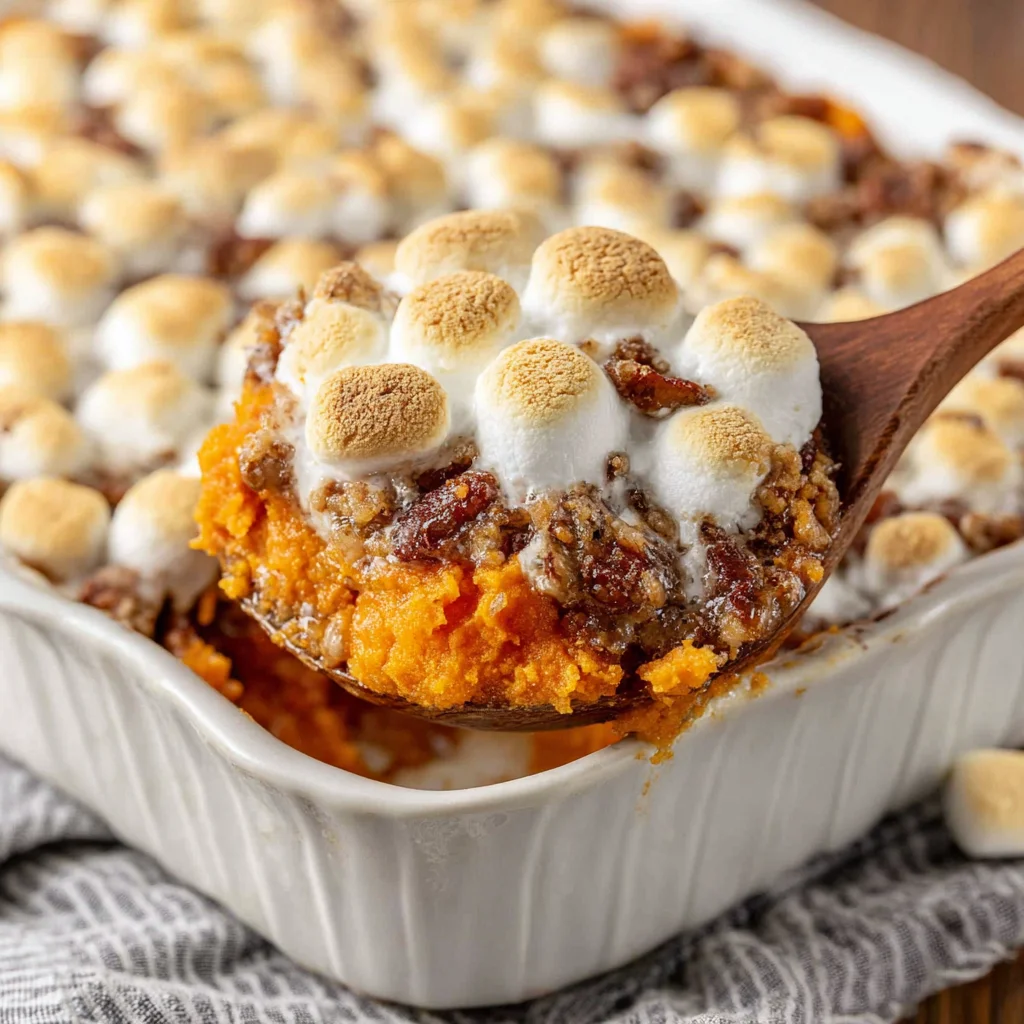 Sweet Potato Casserole with Marshmallows: A Thanksgiving Classic Reimagined