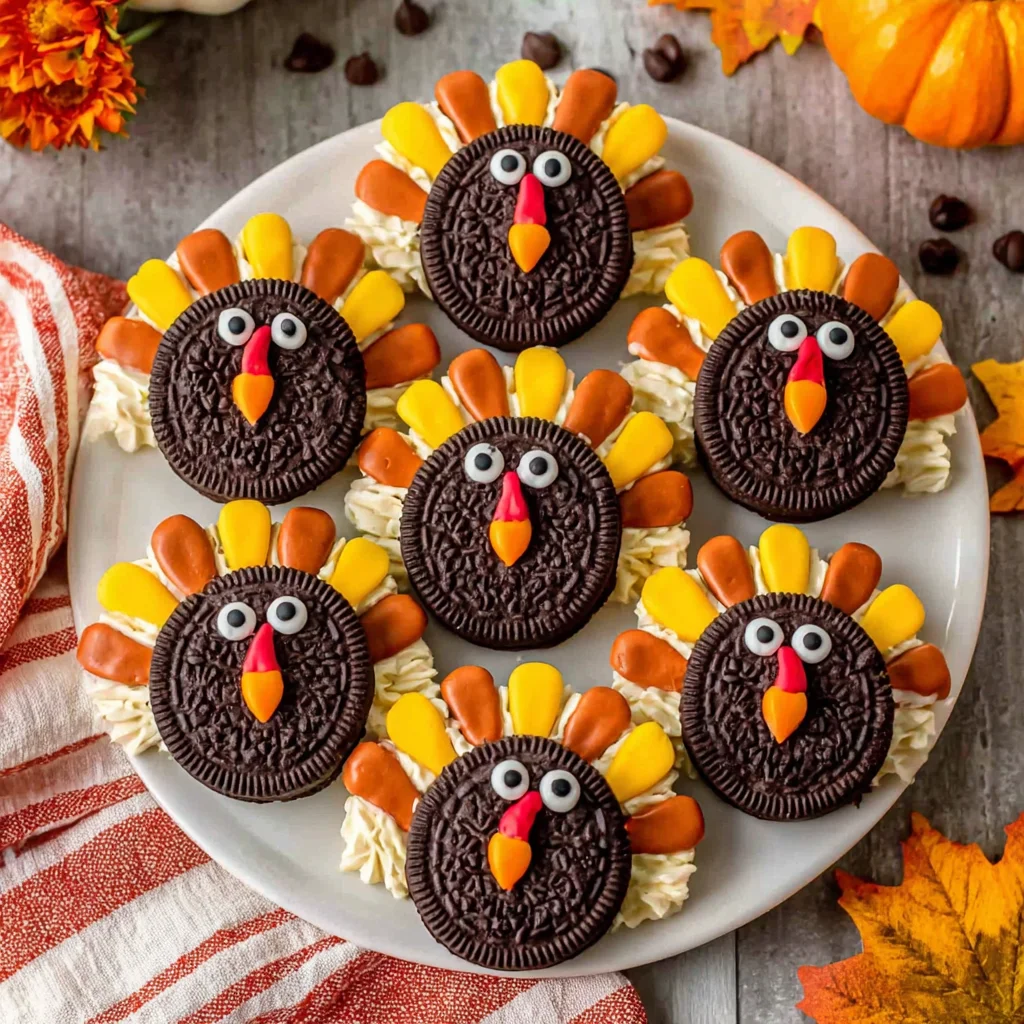 Thanksgiving Oreo Turkey Cookies