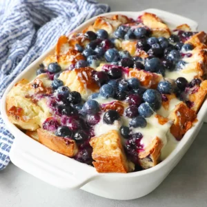 Blueberry French Toast Casserole