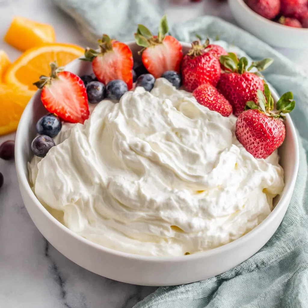 Creamy Vanilla Fruit Dip