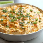 Crockpot Creamy Buffalo Chicken Dip