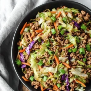 High Protein Egg Roll In A Bowl