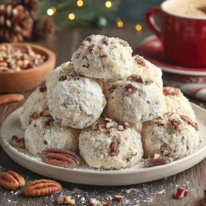 Pecan Snowball Cookies