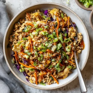 Veggie Turkey Egg Roll In A Bowl