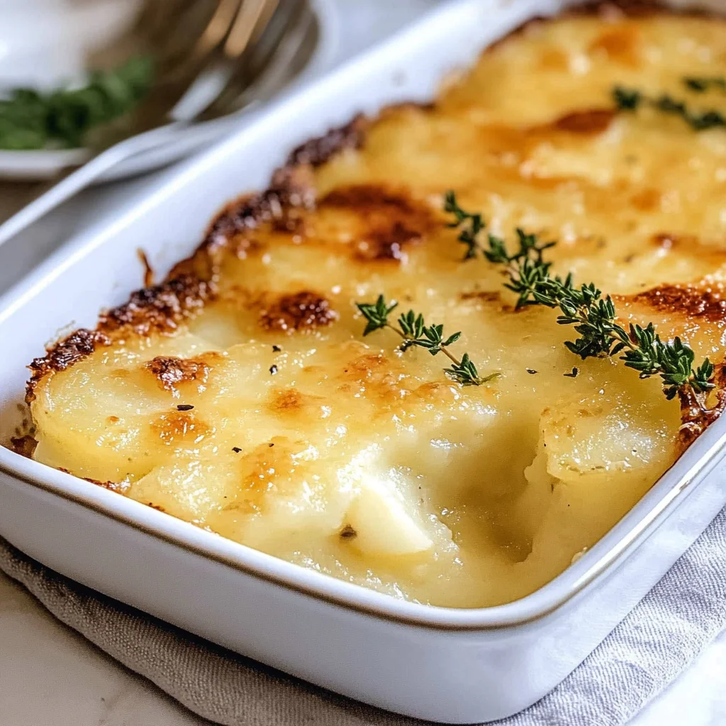 Copycat Ruth’s Chris Potatoes au Gratin Recipe