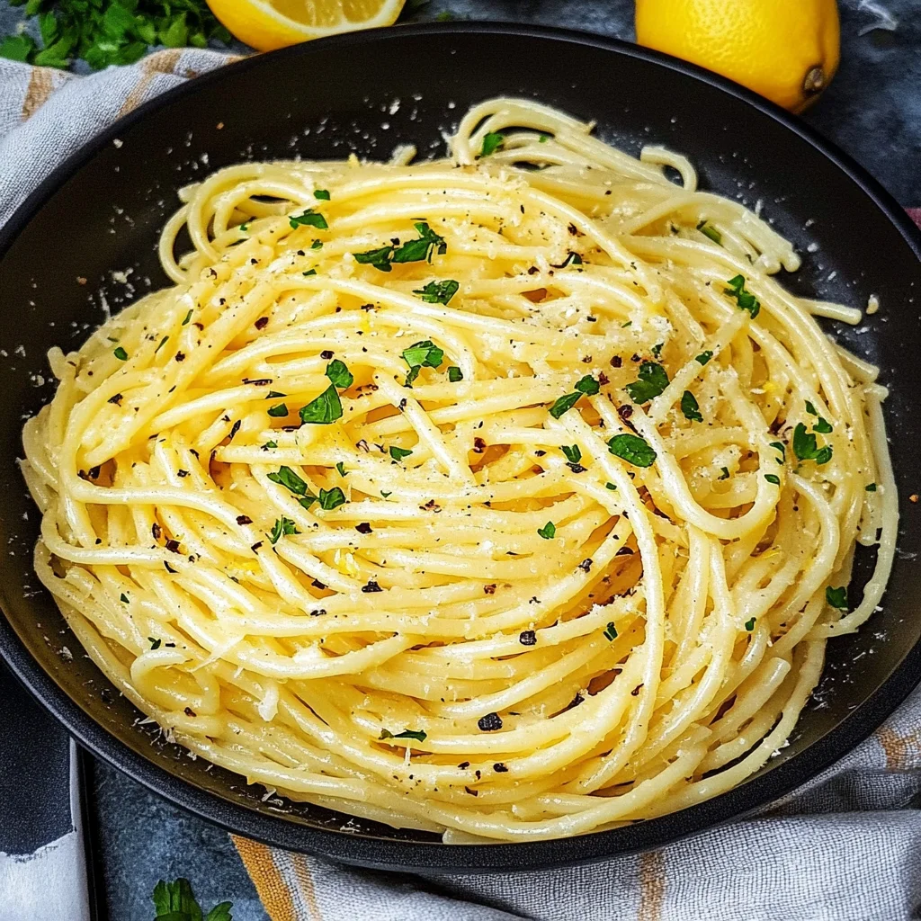 Lemon Butter Garlic Pasta Sauce Recipe (Quick & Easy!)