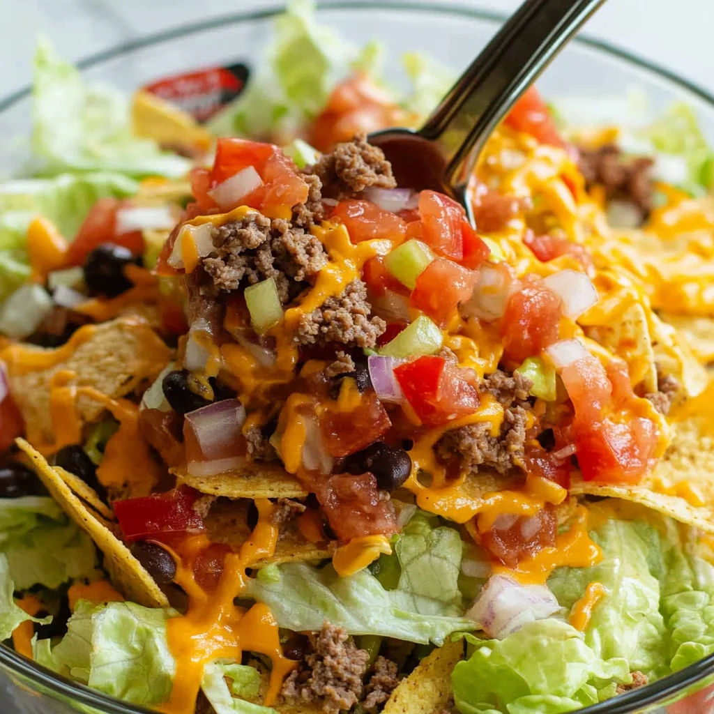 Taco Salad With Catalina Dressing Recipe
