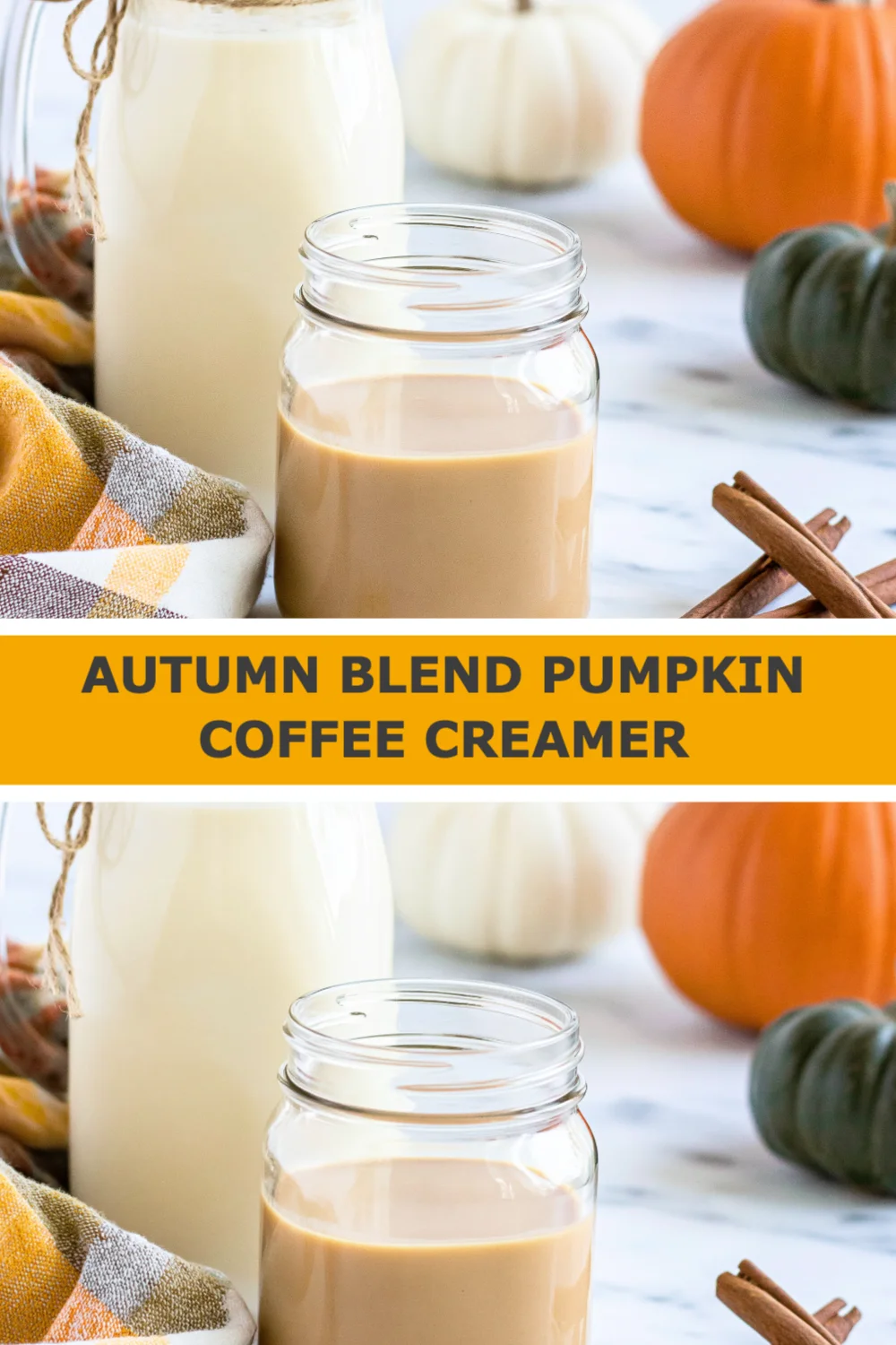 Cozy Up This Fall with Homemade Autumn Blend Pumpkin Coffee Creamer Recipe!