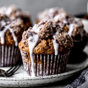 Cinnamon Streusel Gingerbread Muffins Recipe