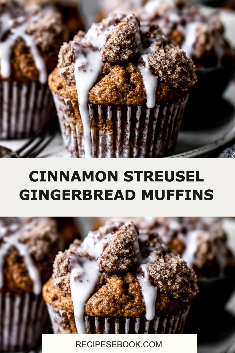 Irresistible Cinnamon Streusel Gingerbread Muffins Perfect for Cozy Mornings