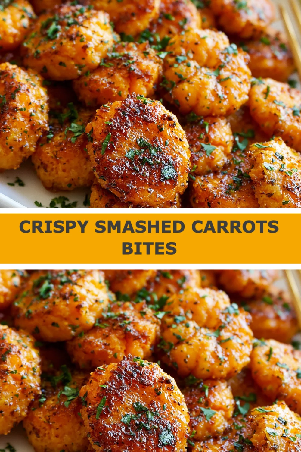 Crispy Smashed Carrots Bites - A Healthy Snack You Can Customize and Enjoy Anytime!