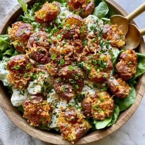 Crispy Smashed Potato Salad Recipe