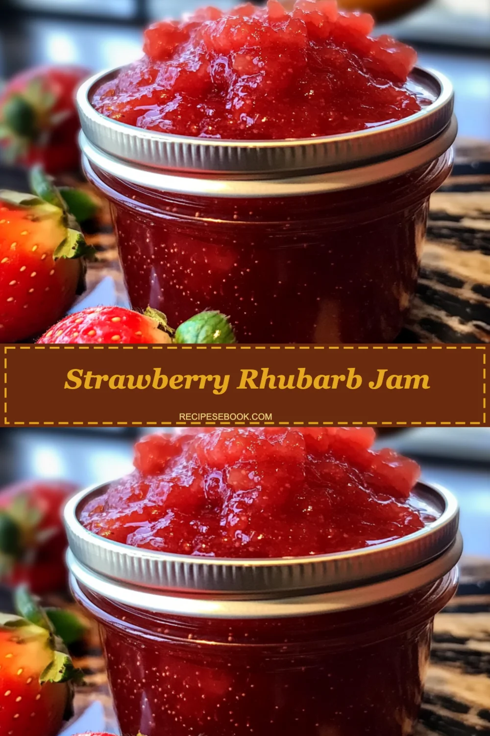 Delicious Strawberry Rhubarb Jam Recipe