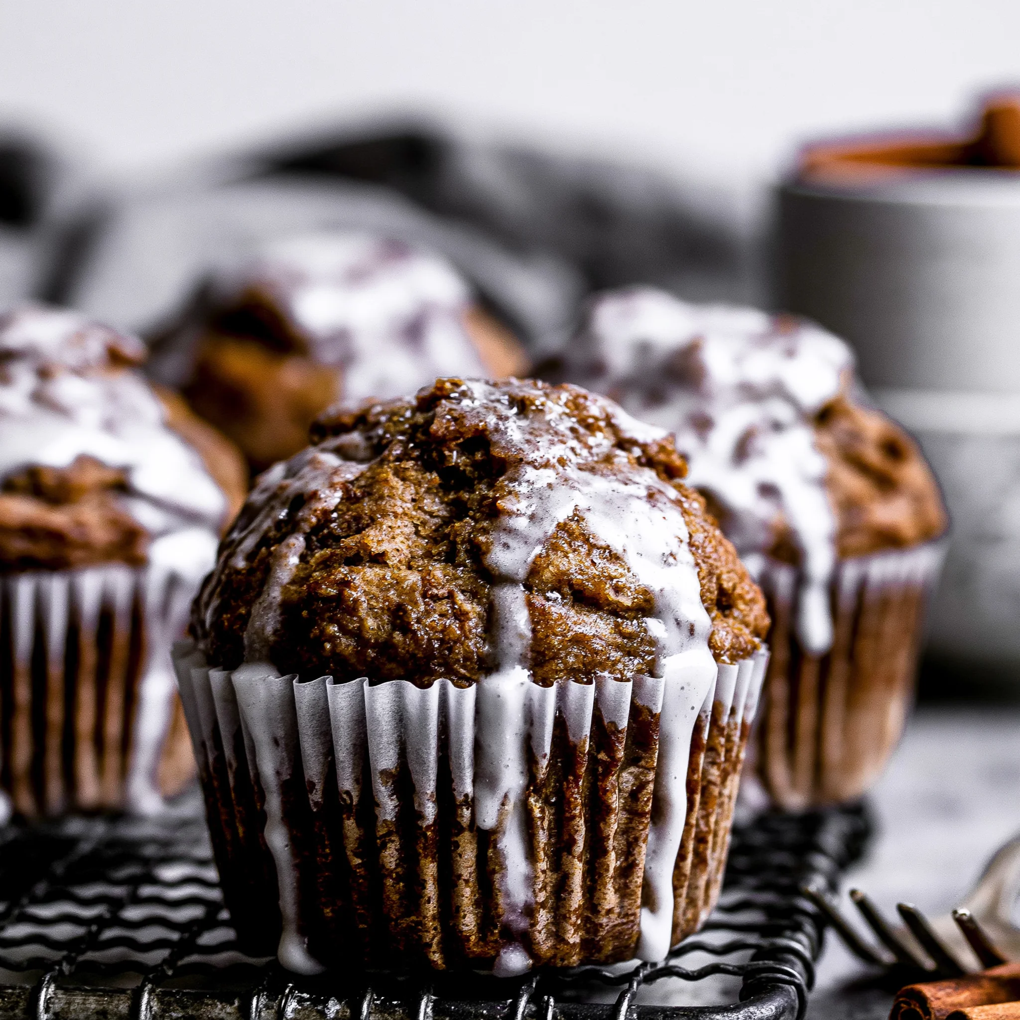 Glazed Gingerbread Muffins Recipe (Perfect for the Holidays!)