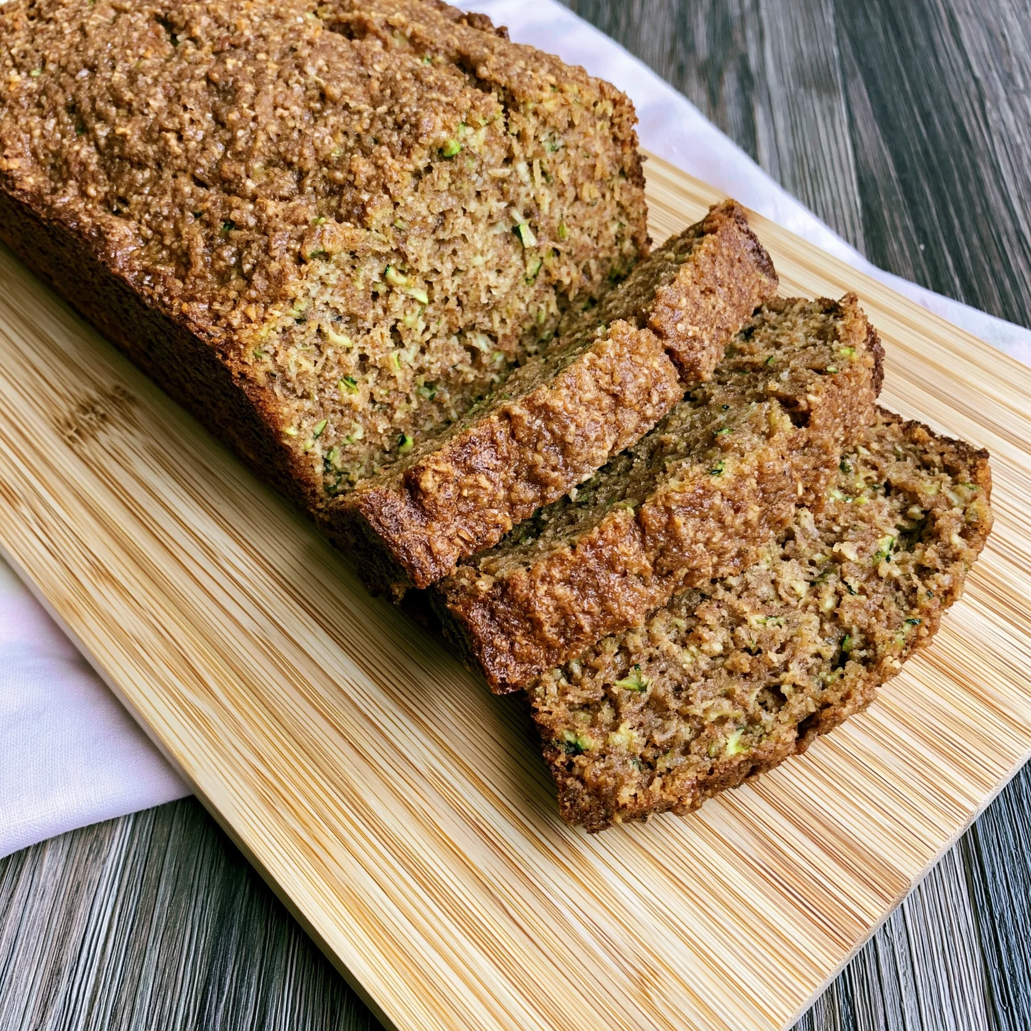 Moist Brown Sugar Zucchini Bread Recipe