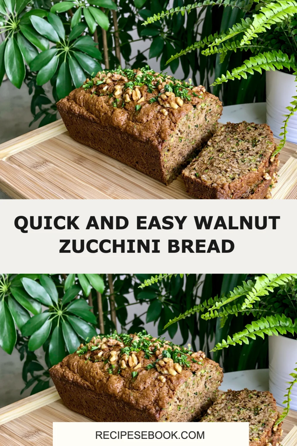 Quick and Easy Walnut Zucchini Bread Recipe You’ll Love! Perfect for Breakfast or Snack!