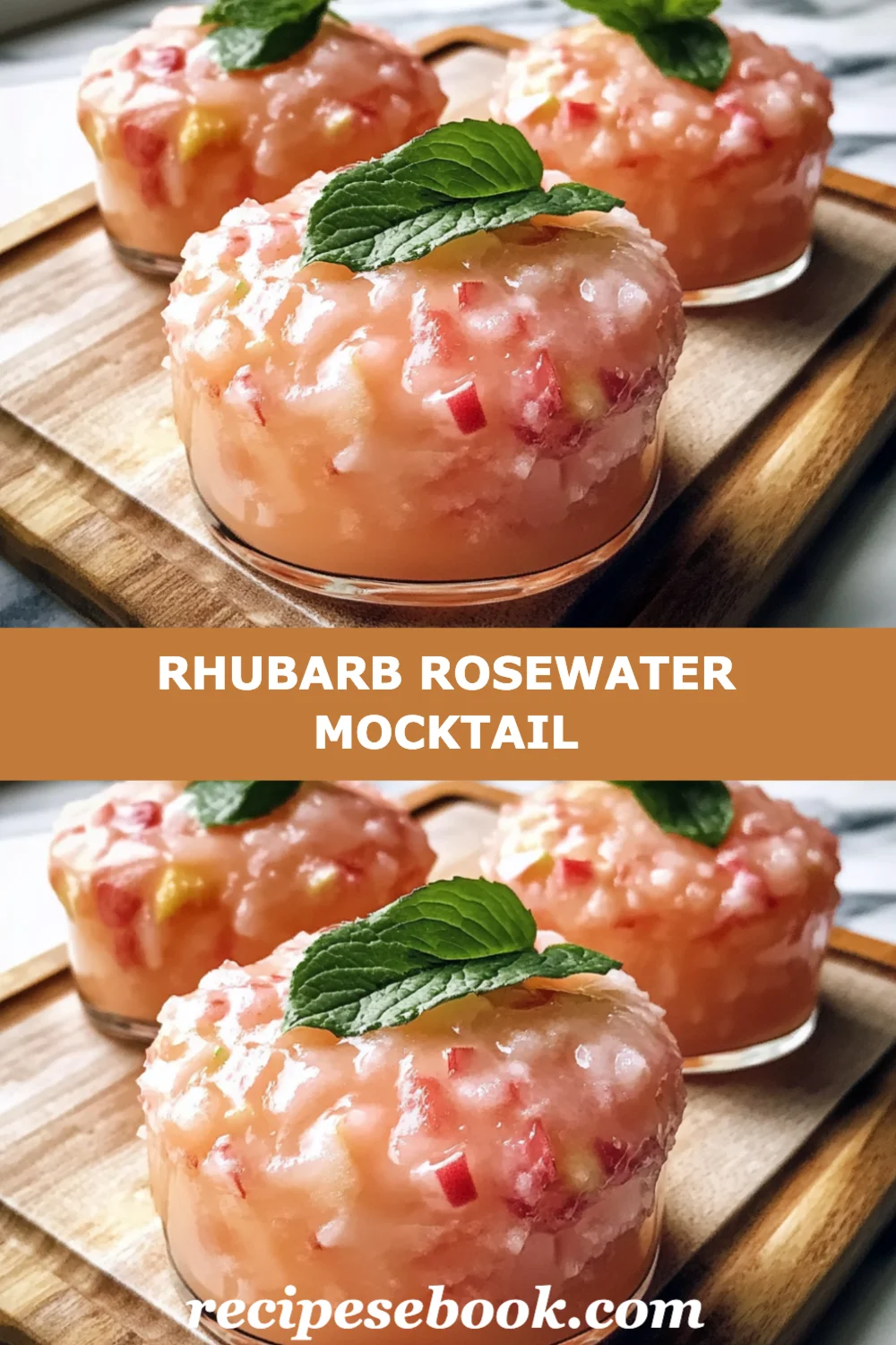 Refreshing Rhubarb Rosewater Mocktail Recipe: A Perfect Spring Sip!