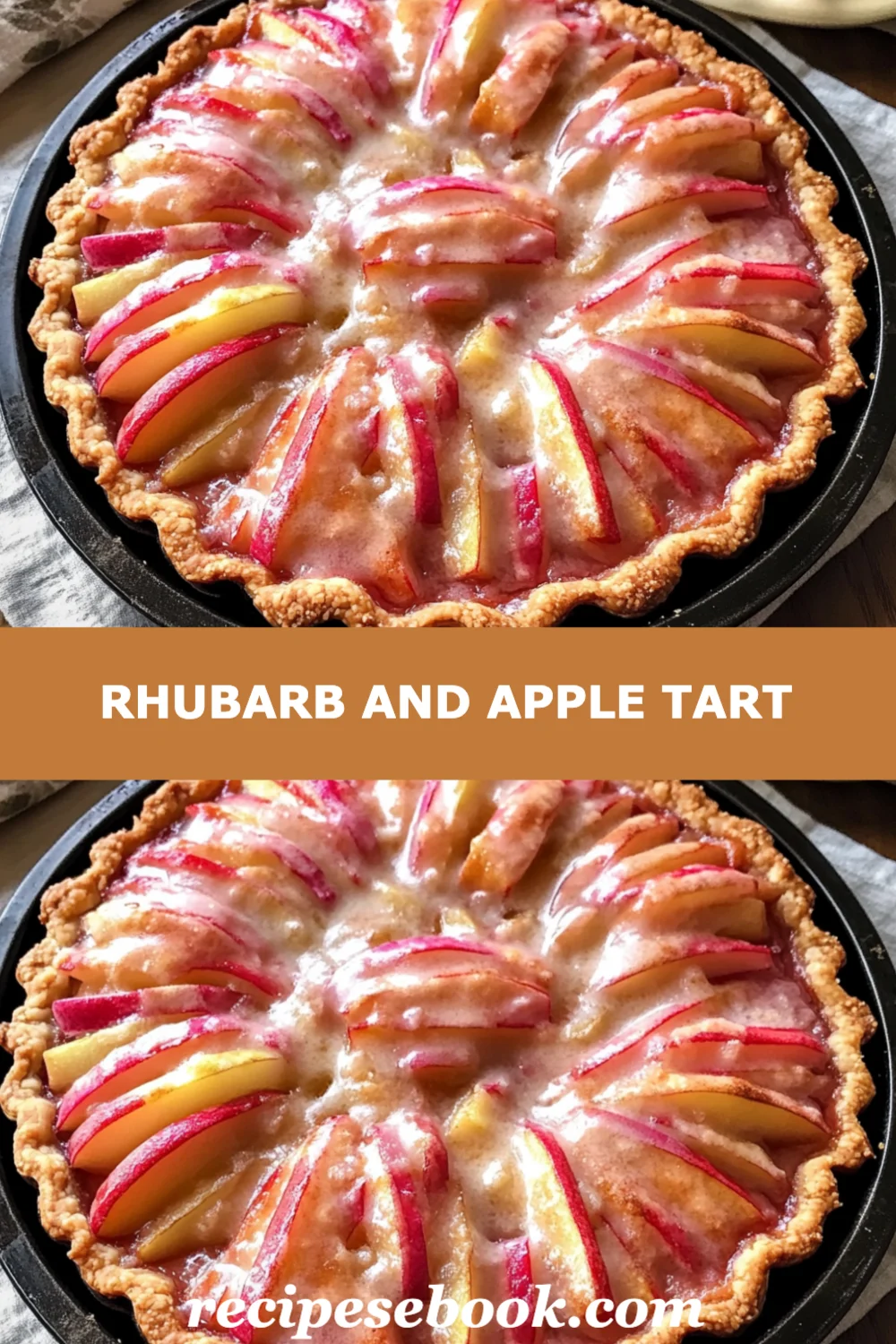 Rhubarb and Apple Tart Recipe (Deliciously Tart and Sweet!)