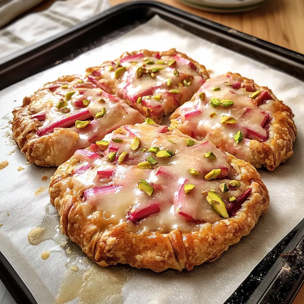 Rhubarb and Pistachio Galette Recipe (Easy and Delicious!)