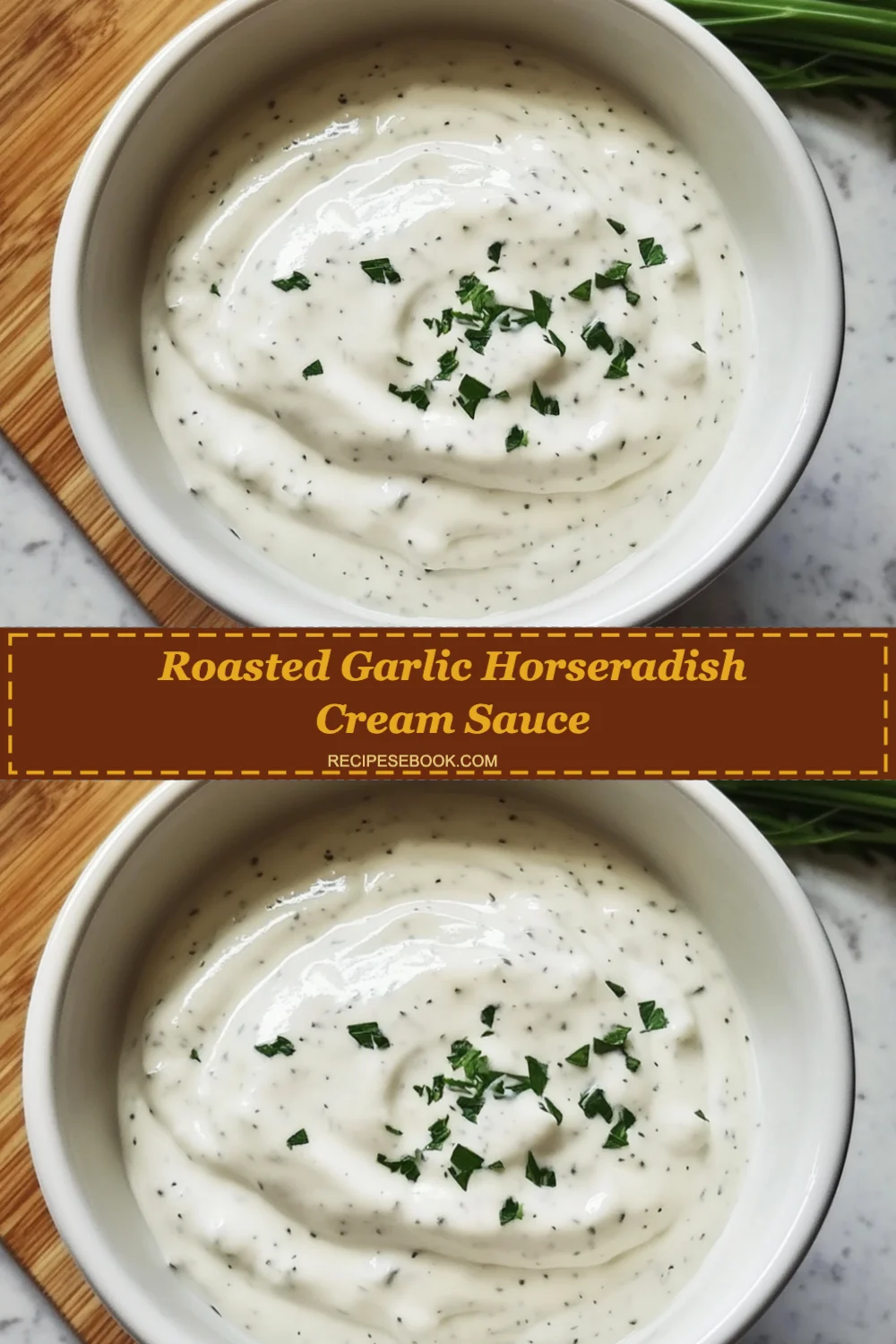 Roasted Garlic Horseradish Cream Sauce Recipe