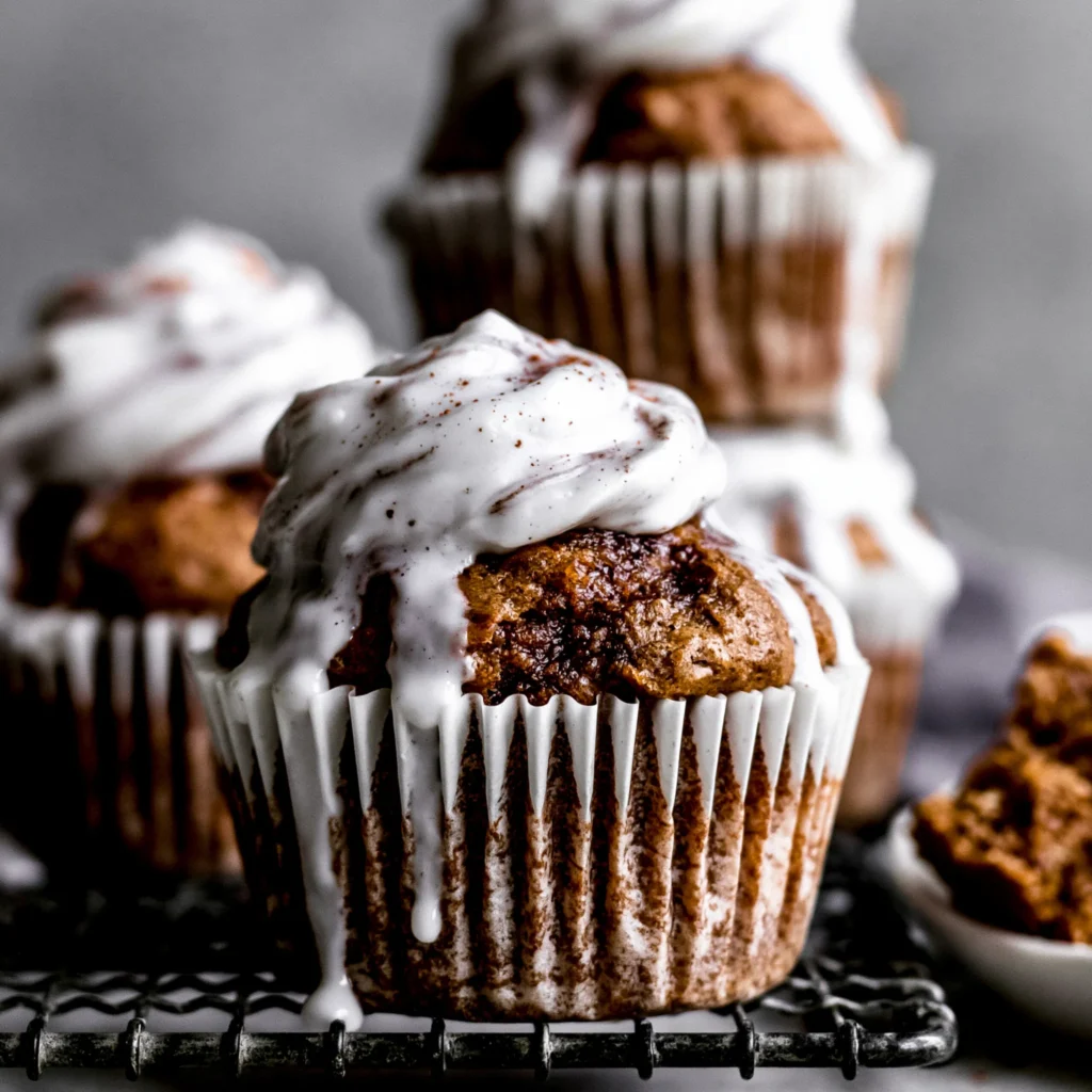 Sweet Cream Gingerbread Muffins Recipe
