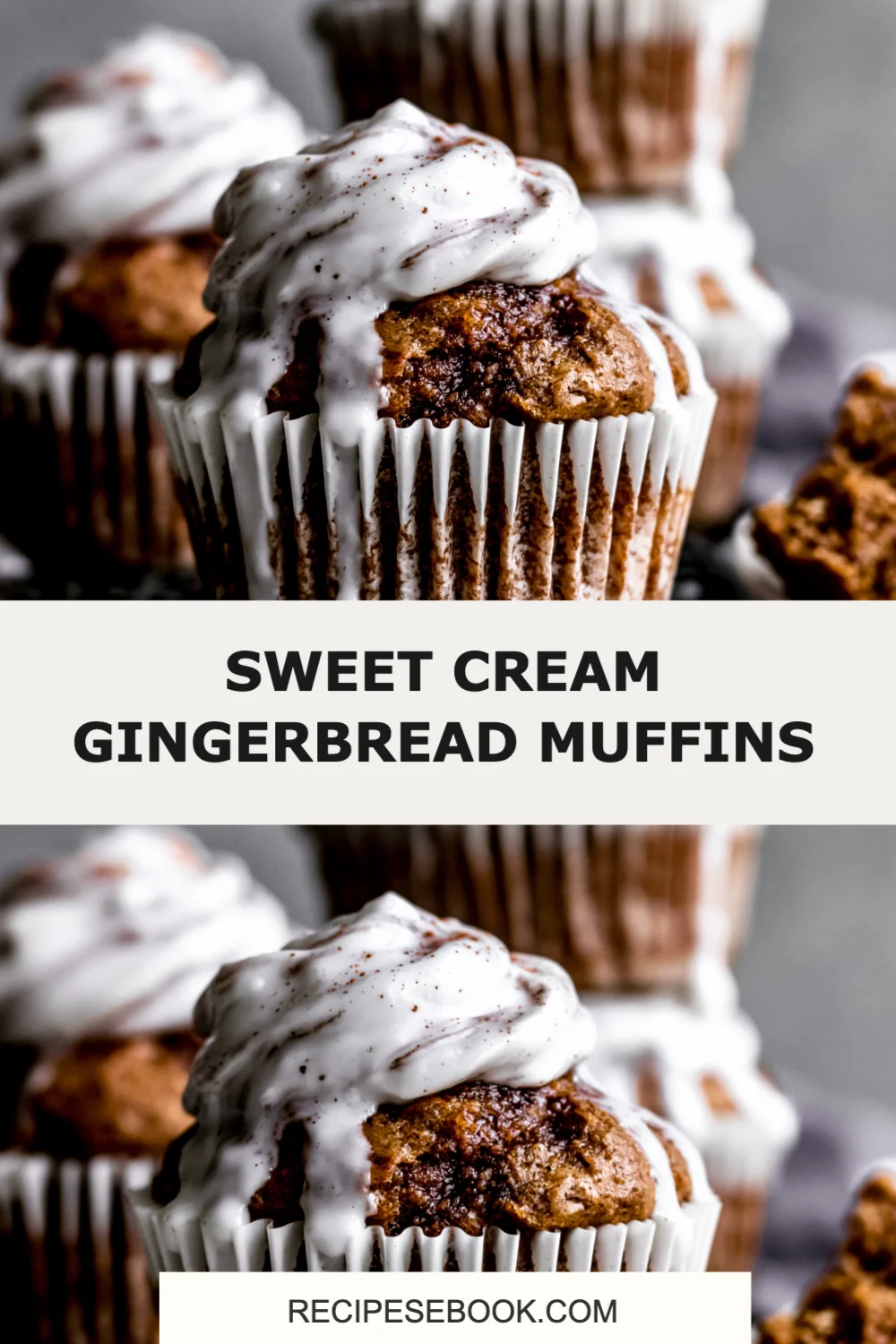 Irresistible Sweet Cream Gingerbread Muffins to Warm Your Holiday Season!