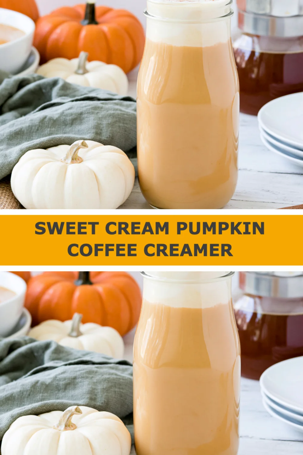 Elevate Your Coffee with Homemade Sweet Cream Pumpkin Coffee Creamer!