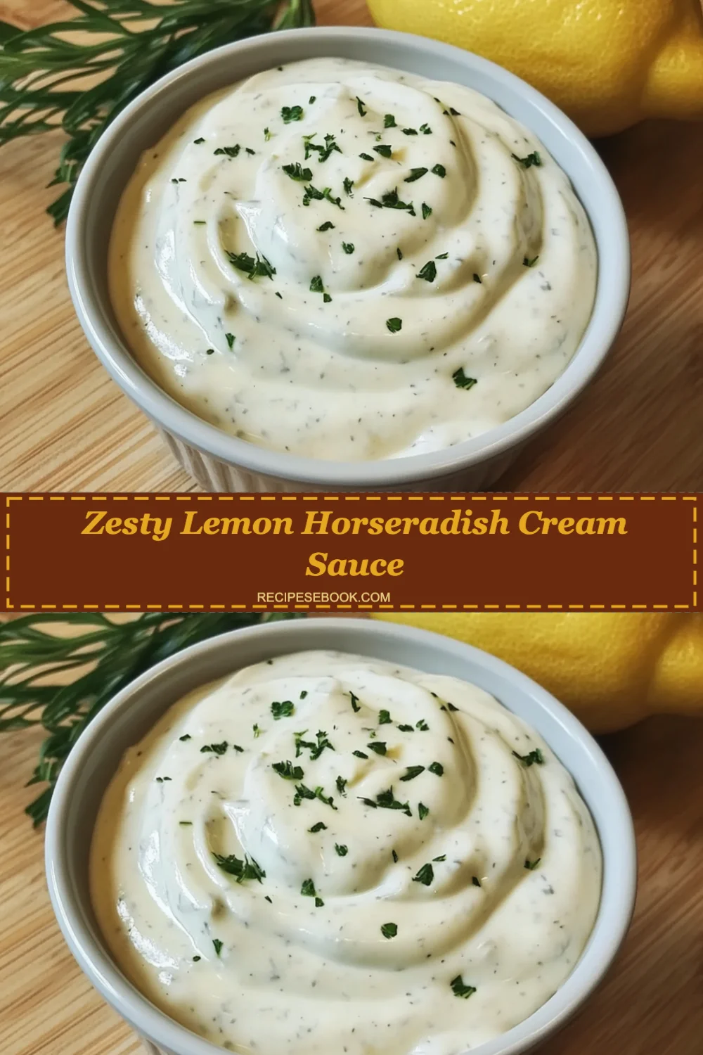 Elevate Your Dishes with Zesty Lemon Horseradish Cream Sauce - Quick and Delicious Recipe!