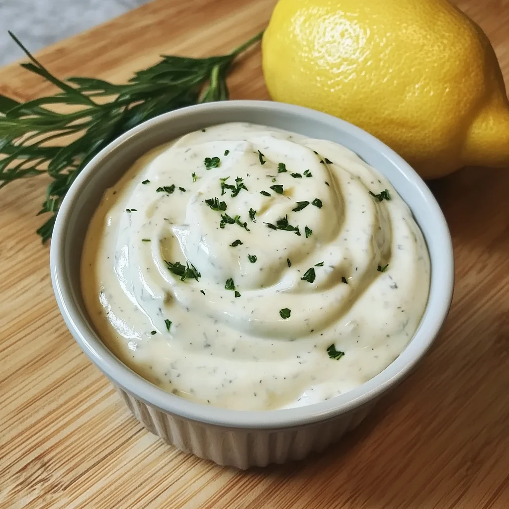 Zesty Lemon Horseradish Cream Sauce Recipe